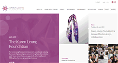 Desktop Screenshot of karenleungfoundation.org