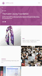 Mobile Screenshot of karenleungfoundation.org